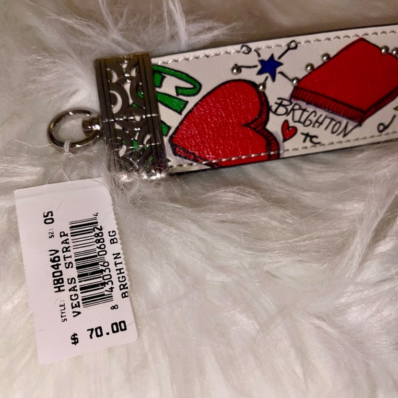 Brighton Las Vegas leather bag strap NWT - Picture 4 of 5